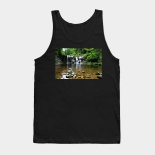 Waterfall In Forest Tank Top